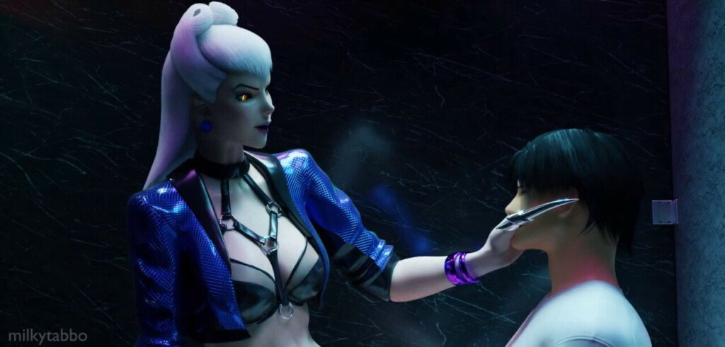 Evelynn fucking in the club toilet