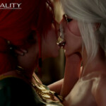 Ciri & Triss making out
