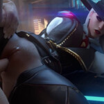 Clothed Ashe gets fucked