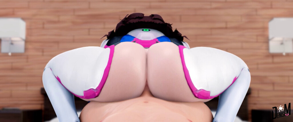 D.va Reverse Cowgirl POV