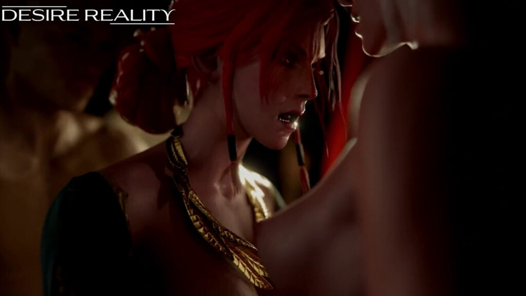 Triss gets the cock first