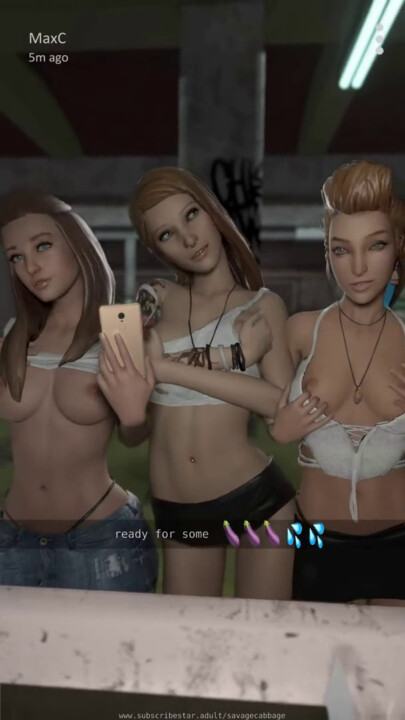 Max, Chloe, Rachel