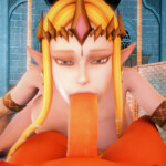 Princess Zelda Blowjob Facial