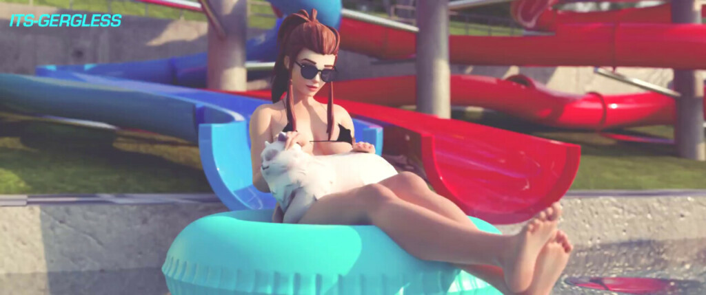 Tracer & Brigitte at Water Park