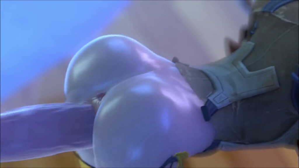 Tracer fucked deep by a horse