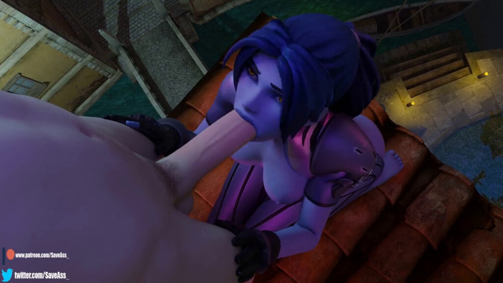 Widowmaker dick sucking