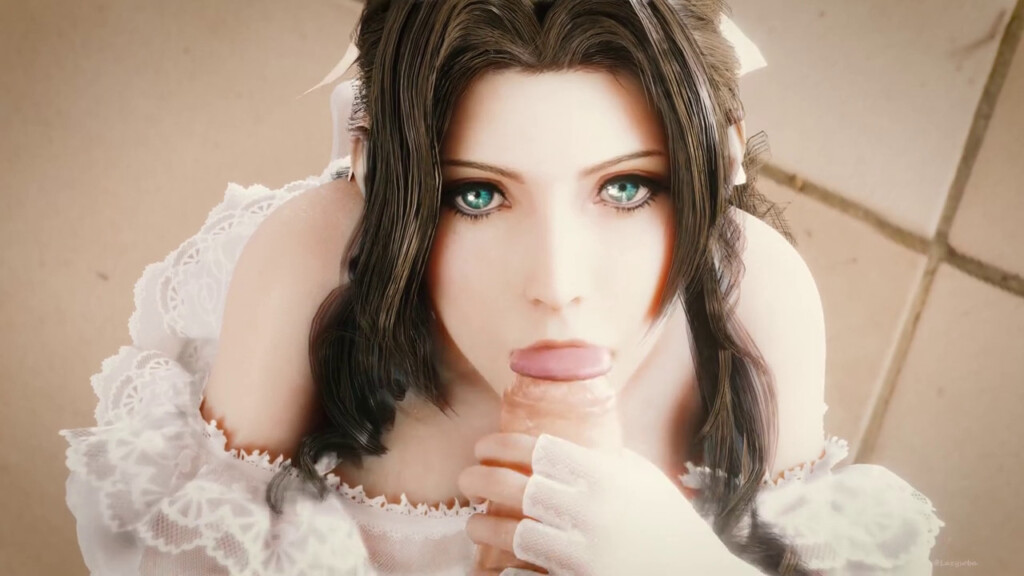 Aerith sucking the tip