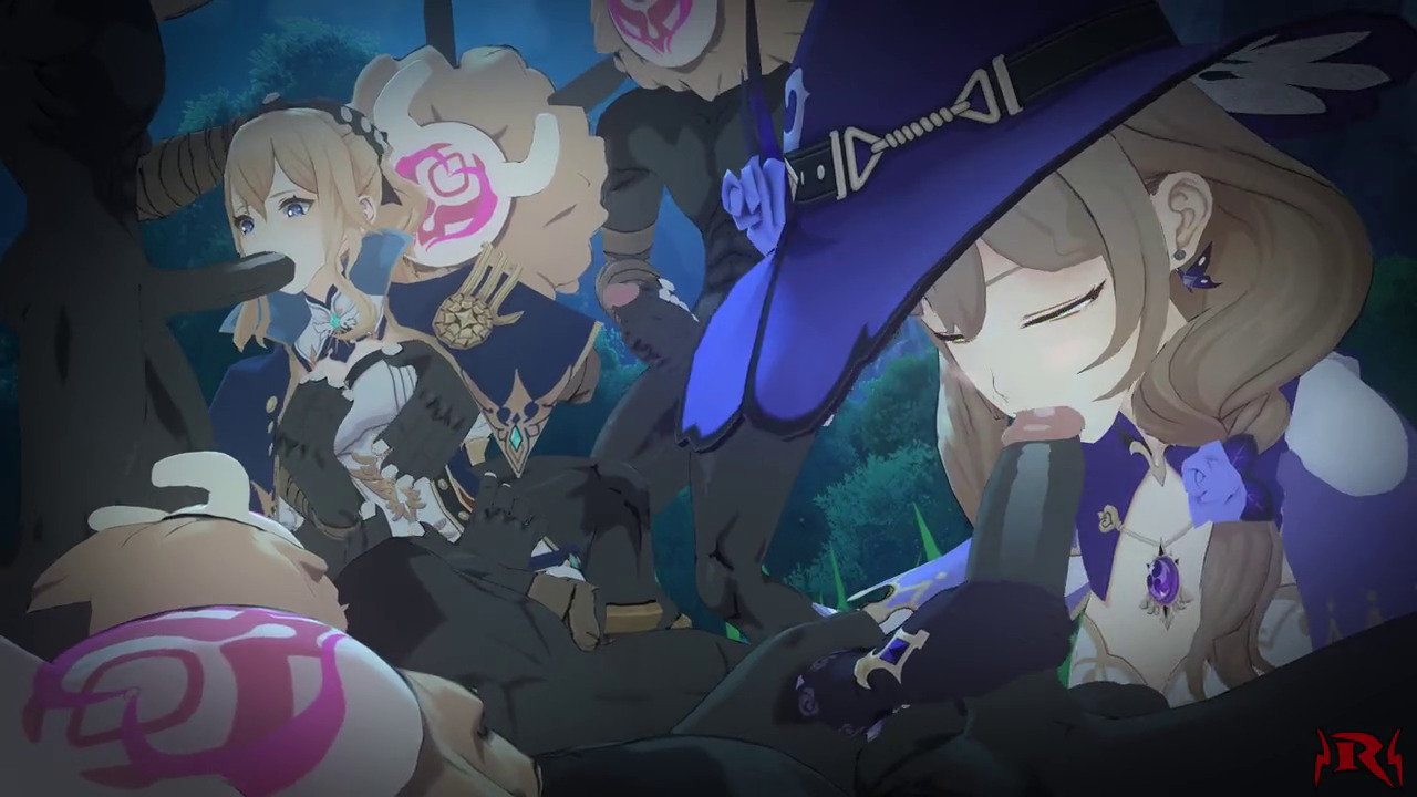 Lisa And Jean Gets Gangbanged By Hilichurls