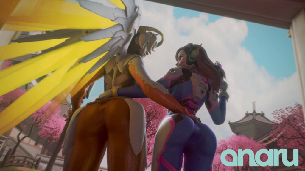 D.va & Mercy shaking their butts