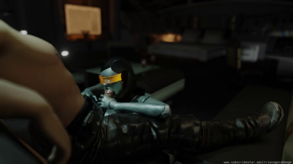 EDI giving a blowjob