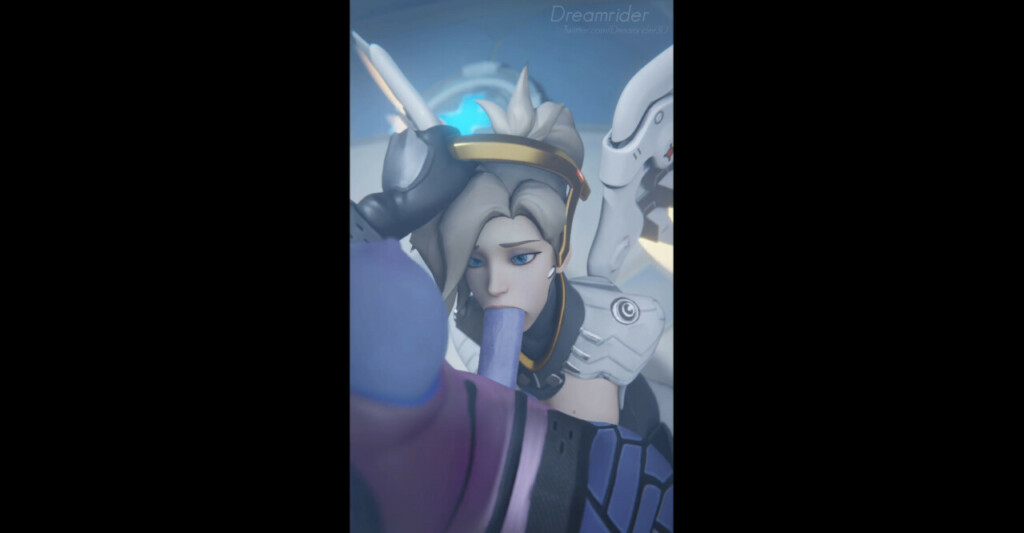 Futa Widowmaker face fucking Mercy
