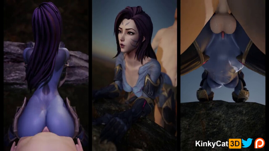 Kai'sa gets fucked multiple view