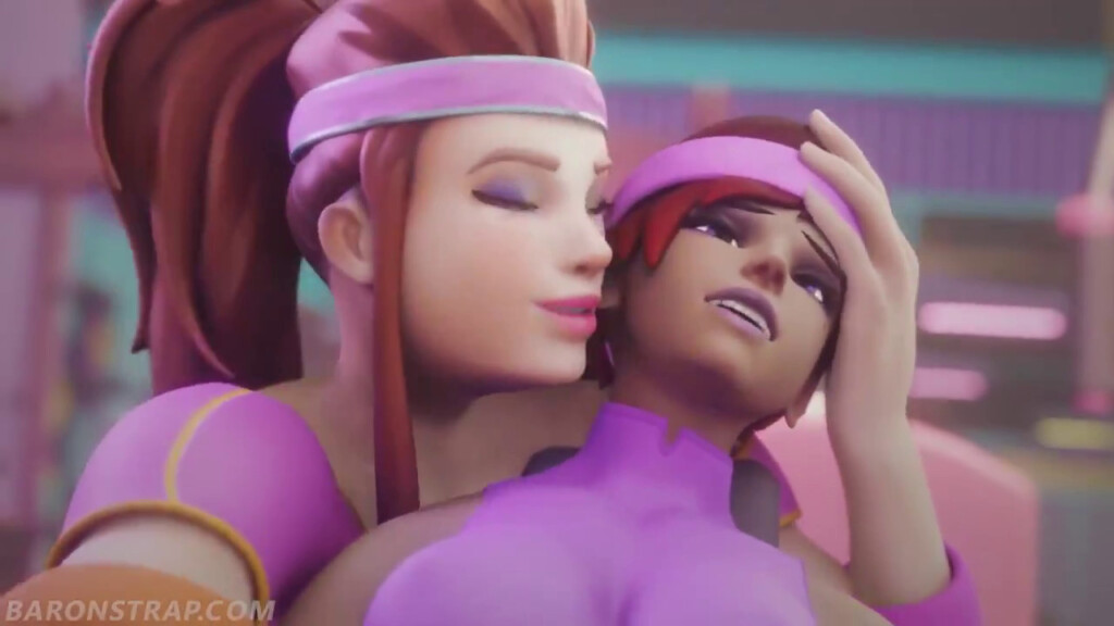 Sombra working out with Brigitte