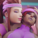 Sombra working out with Brigitte