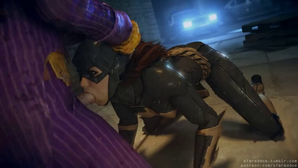 Joker face fucking Bat girl