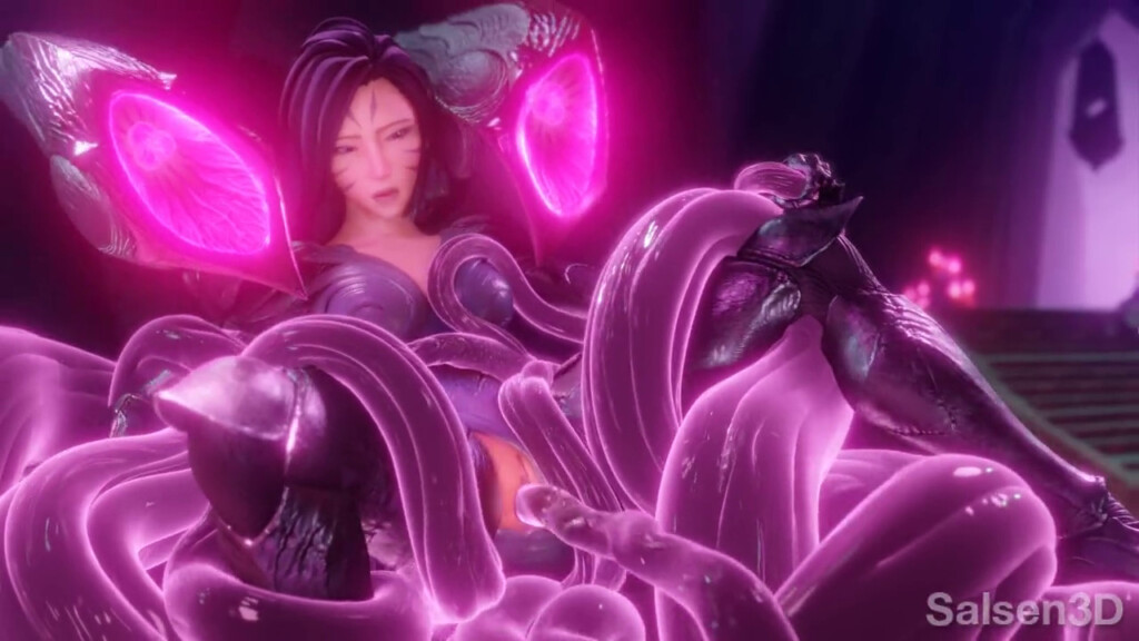 Kai'Sa gets fucked by tentacles