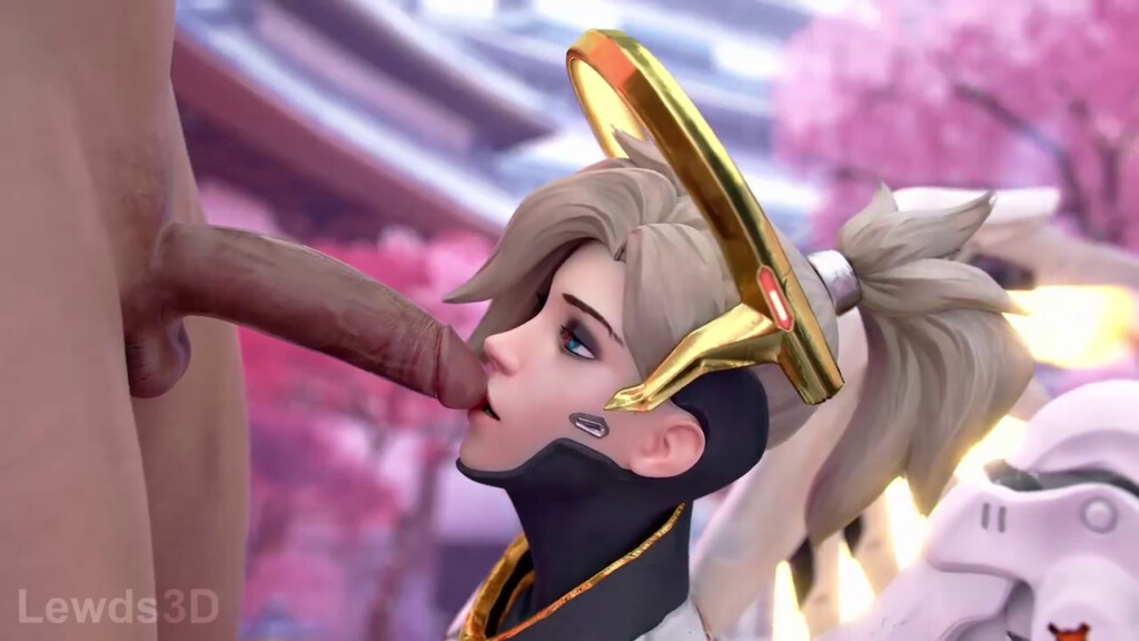 Mercy giving a blowjob