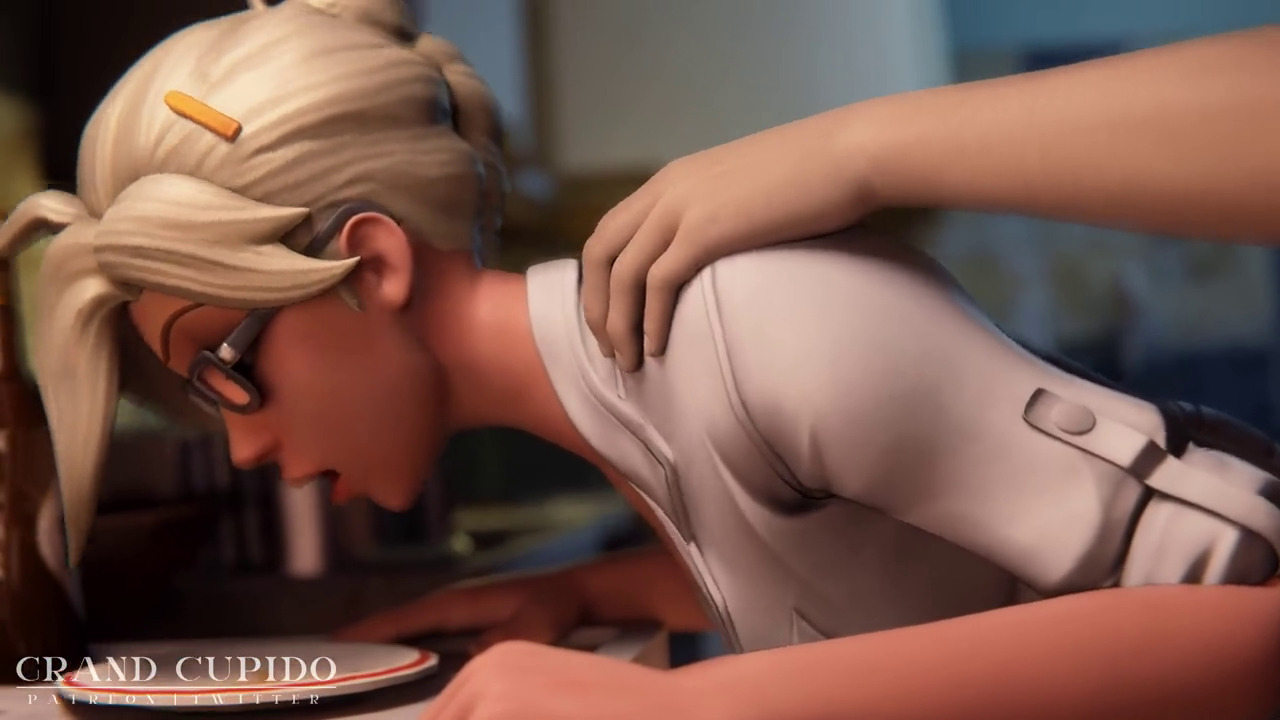 Overwatch mercy fuck in kitchen