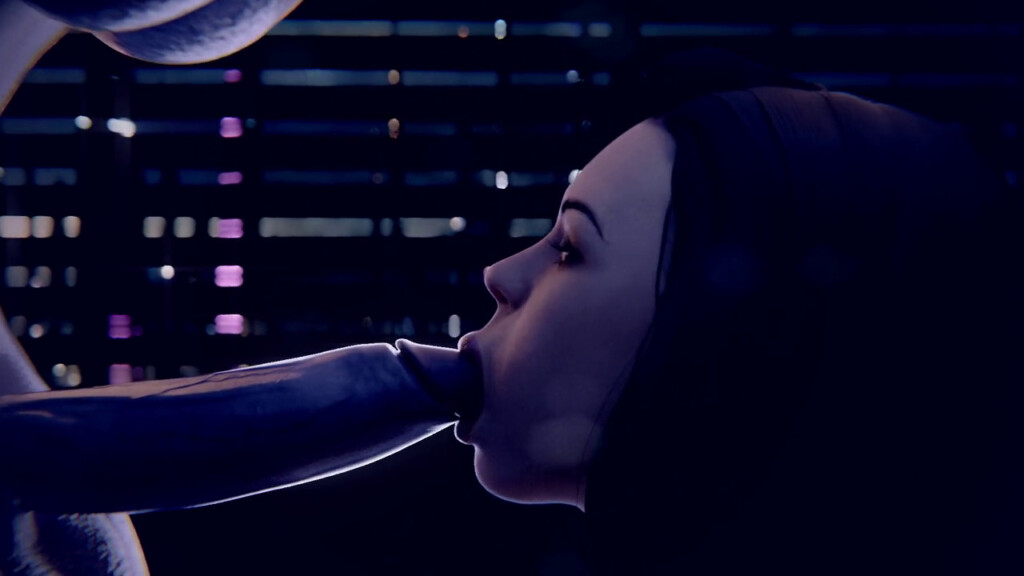 Miranda sucking Futa Liara