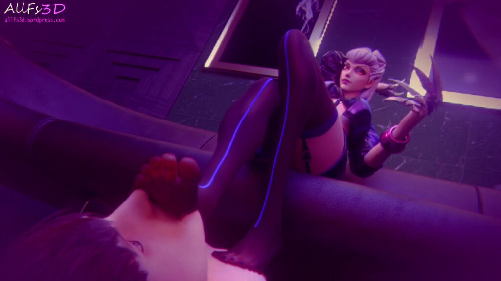 KDA Evelynn face stepping