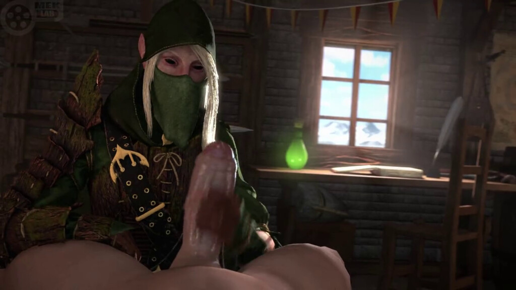 Kerillian giving a handjob