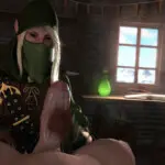 Kerillian giving a handjob