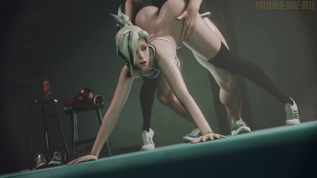 Mercy gets fucked at the gym
