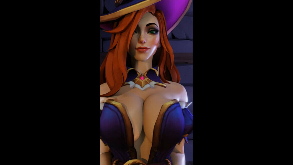 Bewitching Miss Fortune flashing