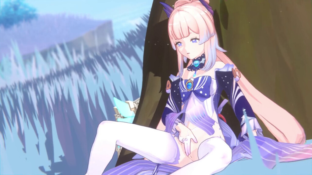 Kokomi touching herself