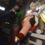 Mercy fucked in the Garage