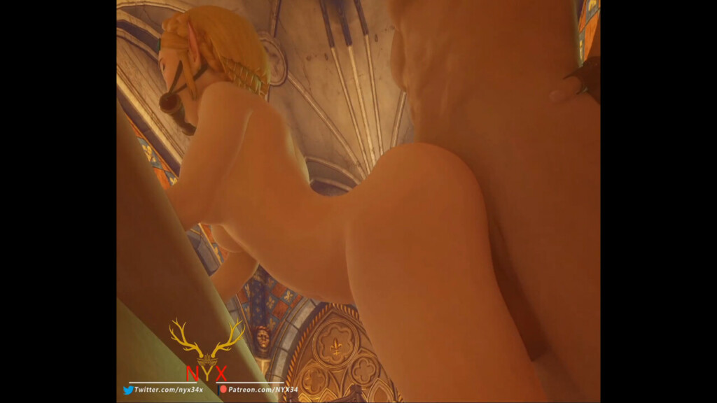 Princess Zelda stomach bulge