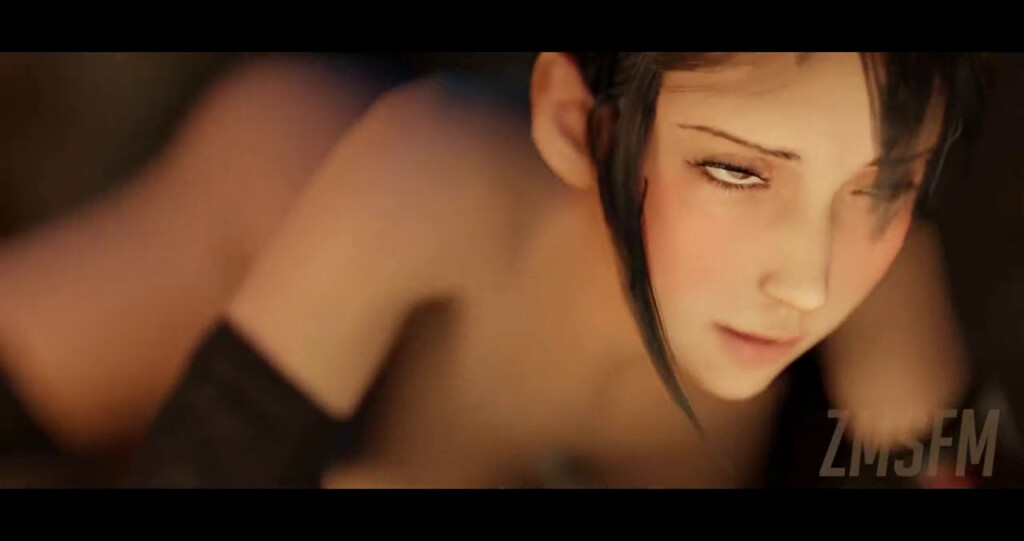 Tifa having a lovely night with a Horse