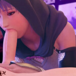 Ayane giving a blowjob