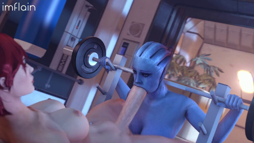 Futa Femshep face fucking Liara