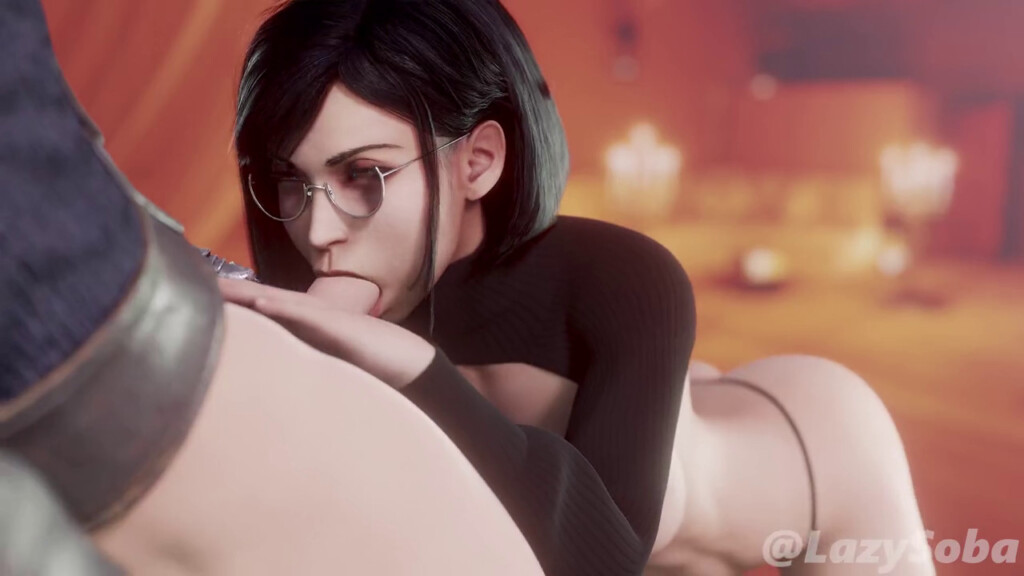 Short Haired Tifa Blowjob