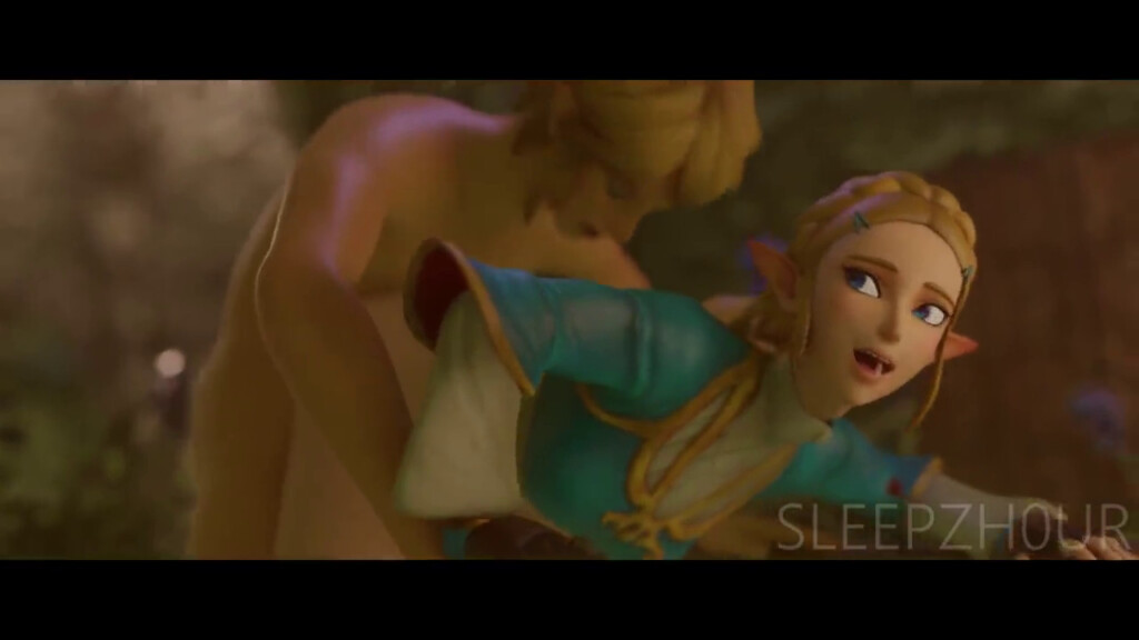 Princess Zelda fucked by small vs big