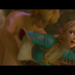 Princess Zelda fucked by small vs big