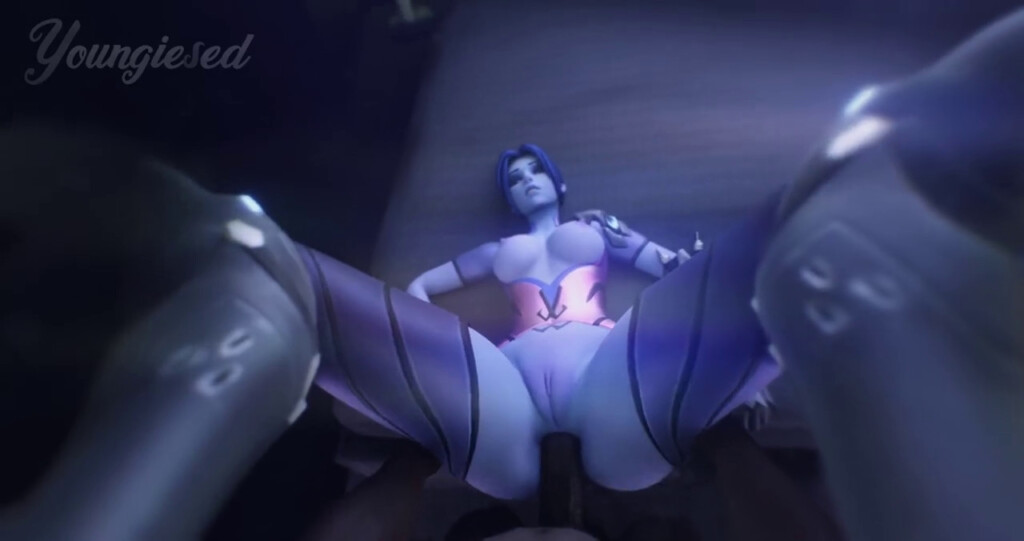Widowmaker gets creampied in the ass