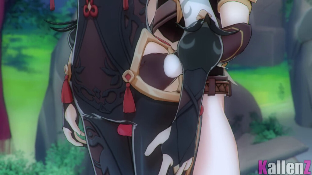 Aether fucking Shenhe's Thighs