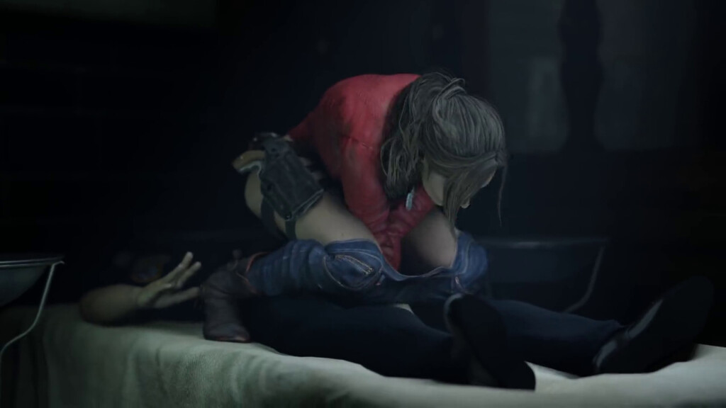 Claire Redfield having a quickie