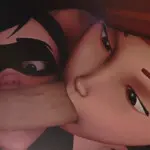 Helen and Violet Double Blowjob