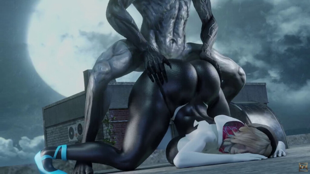 Spider-Woman Gwen fucked by Walrider
