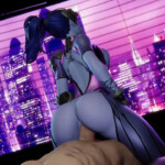 Widowmaker riding in the night