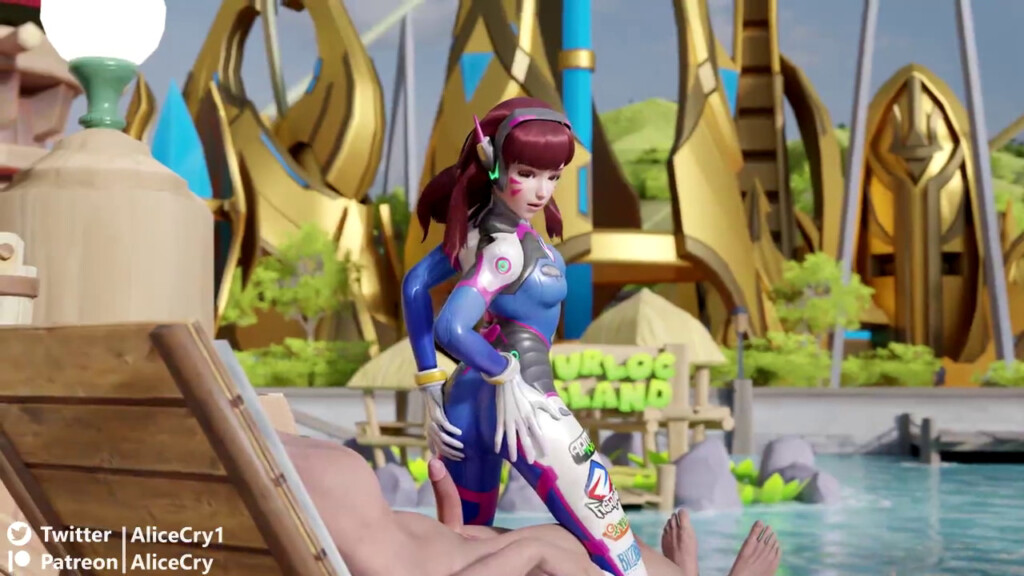 D.va Buttjob Cumshot