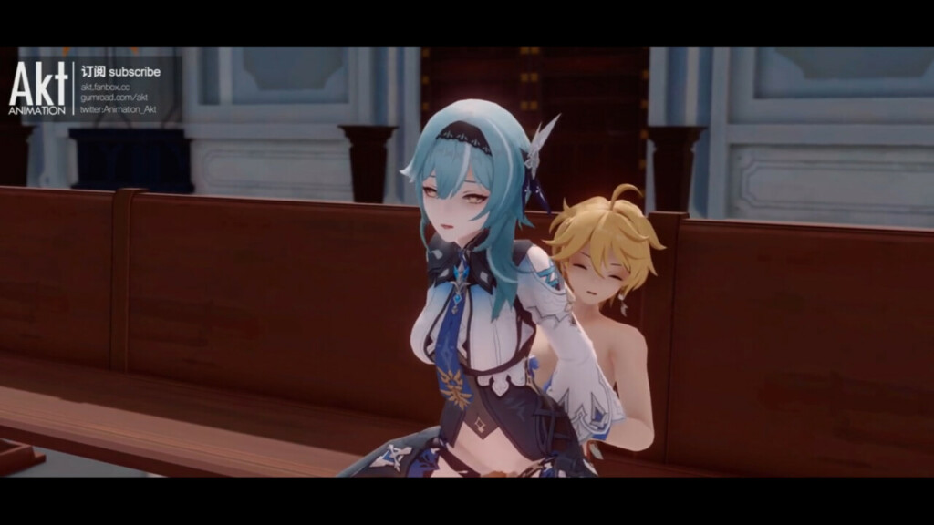 Eula gets creampied by Aether