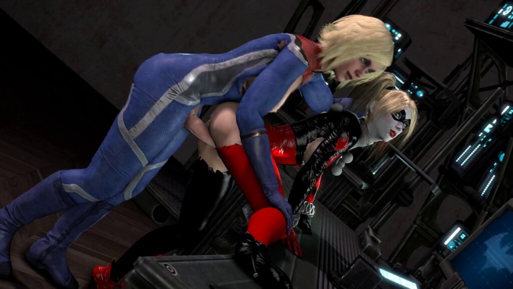 Futa Supergirl fucking Harley Quinn