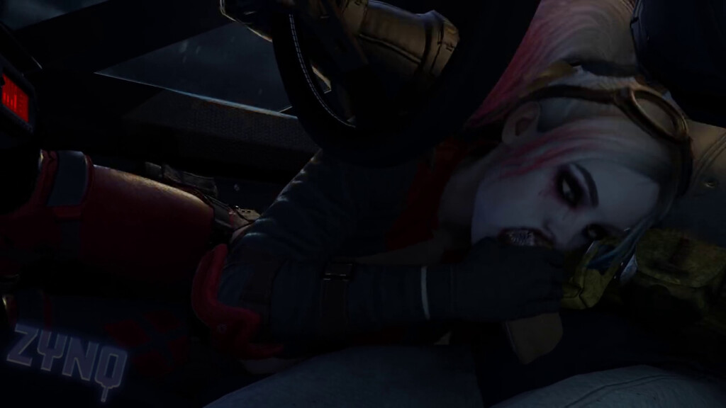 Night ride with Harley