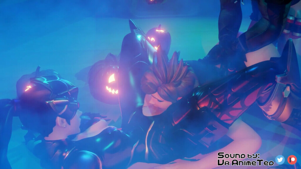Threesome with Tracer and Widowmaker