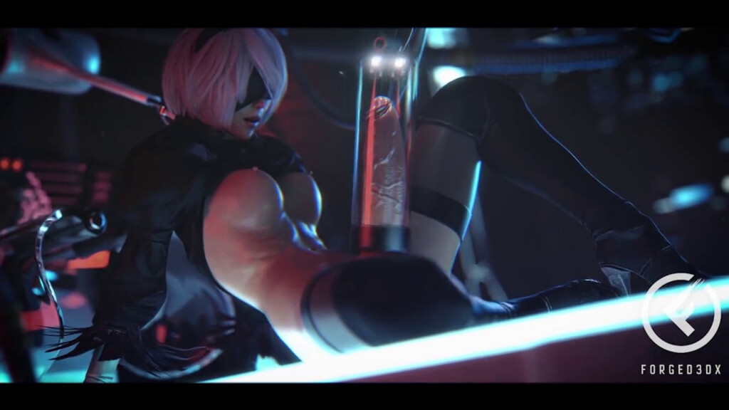 Futa 2B getting milked