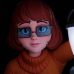Velma found a ghost cock